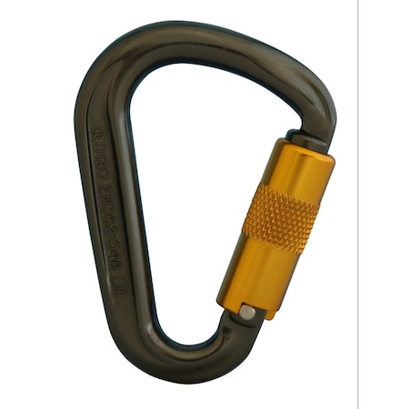 Sunbelt Carabiner-Mini Hms, Twistlock, Aluminum 10" x5" x1" A-B1ABKH214TL